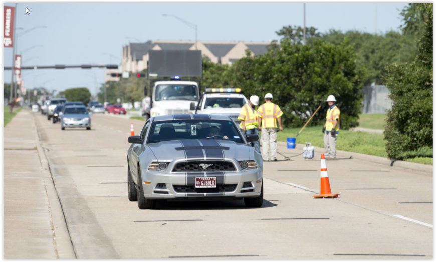 Rumble Strips on Road