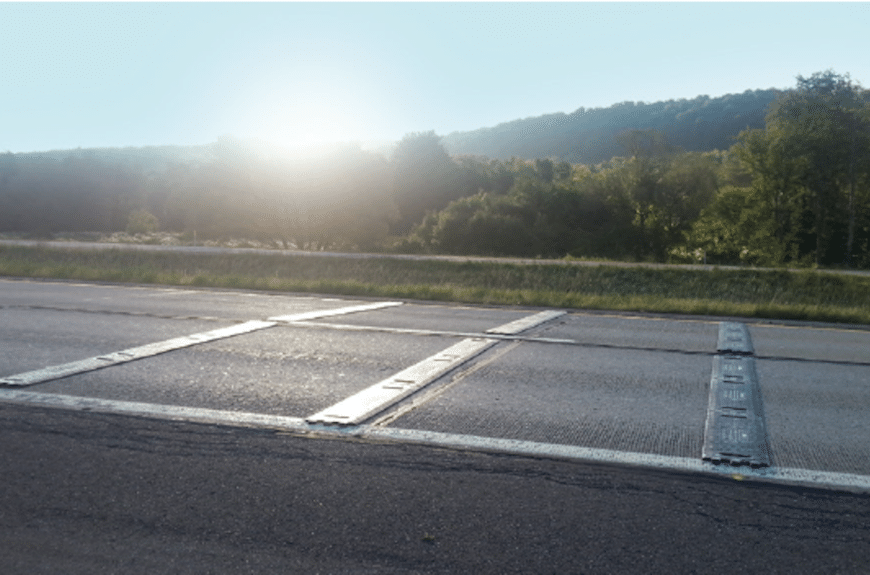 Rumble Strips on Road