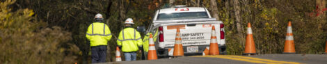AWP Safety crew on road