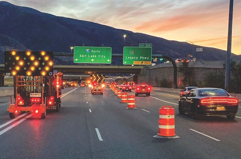 Smart Work Zone Integrated Traffic Technology AWP Safety