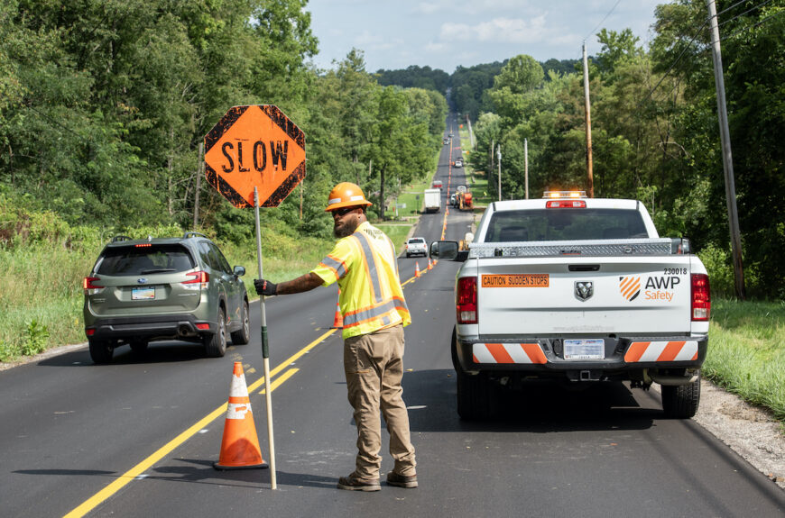 Flagging Safe Work Zones